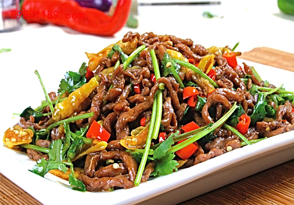 野山椒牛肉丝